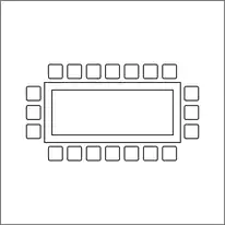 Conference and hollow square set up