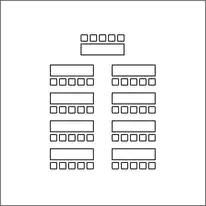 Schoolroom or classroom room setup